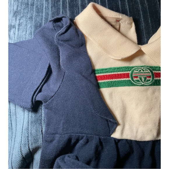 GUCCI ~Baby Cotton One-piece - Picture 8 of 14